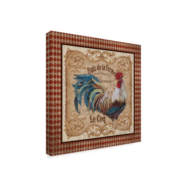 Jean Plout 'Old World Le Coq 2' Canvas Art,35x35